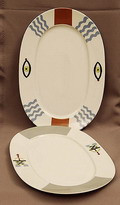 Schalen naar ontwerp van Natalie du Pasquier Dinner for two voor Ritzenhoff / Duitsland 1994 
