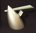 Waterketel Hot Bertaa ontwerp Phillipe Starck voor Alessi / Italie 1990 