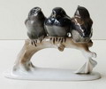 Vogels op tak ontwerp Karl Himmelstoß 1878-1967 