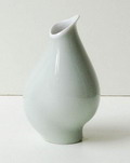 Grijs / witte vaas ontwerp Beate Kuhn Rosenthal / Duitsland 