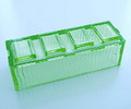 Annagroene persglazen baksteen ontwerp H.P.Berlage Lit Geperst Glas uit Leerdam / Thimo te Duits1991 pag.68 afb.49 