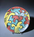 Wandschotel decor Inca ontwerp Willem van Norden 1958-1960 voor Royal Goedewaagen Gouda 