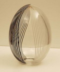 Serica glas object 56/250 ontwerp en uitvoering Lino Tagliapietra voor Effetre International Murano / Italie 1988 