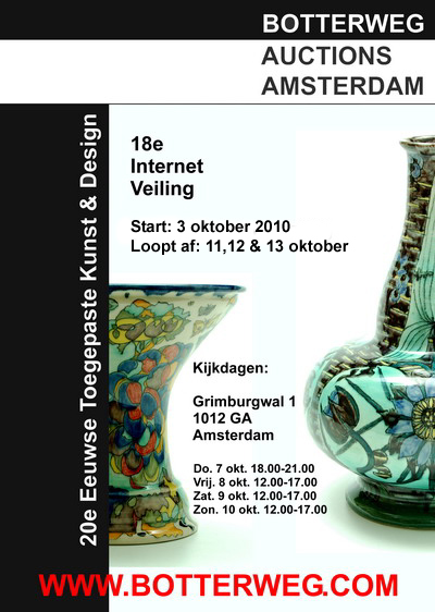 20e Eeuwse Toegepaste Kunst & Design On-line Veiling