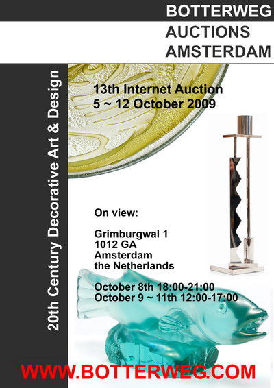 20th Century Decorative Art On-line Auction 