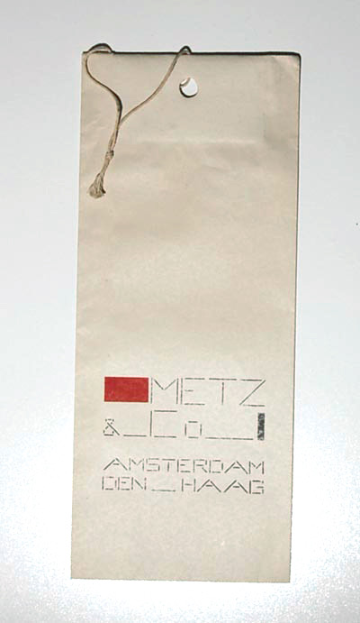  Paper bag design Bart v.d Leck 1952 for Fa.Metz Co Amsterdam / Den Haag / the Netherlands 