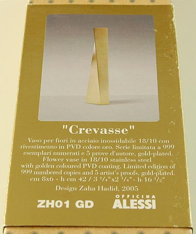 Botterweg Auctions Amsterdam Vase Crevasse In Stainless Steel