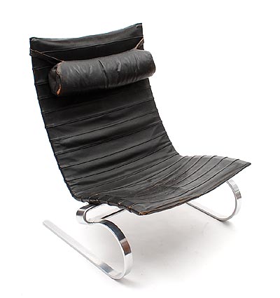 botterweg auctions amsterdam fauteuil pk 20 leather seat on stainless steel frame design poul kjrholm 1968 executed by kold christensen denmark - Fauteuil Stainless botterweg auctions amsterdam fauteuil pk 20 leather seat on stainless steel frame design poul kjrholm 1968 executed by kold christensen denmark - Fauteuil Stainless